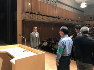 柏駅周辺防犯推進協会会長　増谷信一氏